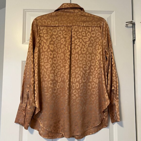 12th Tribe Leopard Oversized Button-Down - Picture 3 of 3